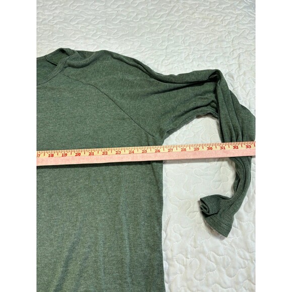 Popyoung Green Scoop neck Long Sleeve T-shirt size 3x - Picture 4 of 4